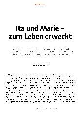 Vorschauseite 1: Ita und Marie - zum Leben erweckt