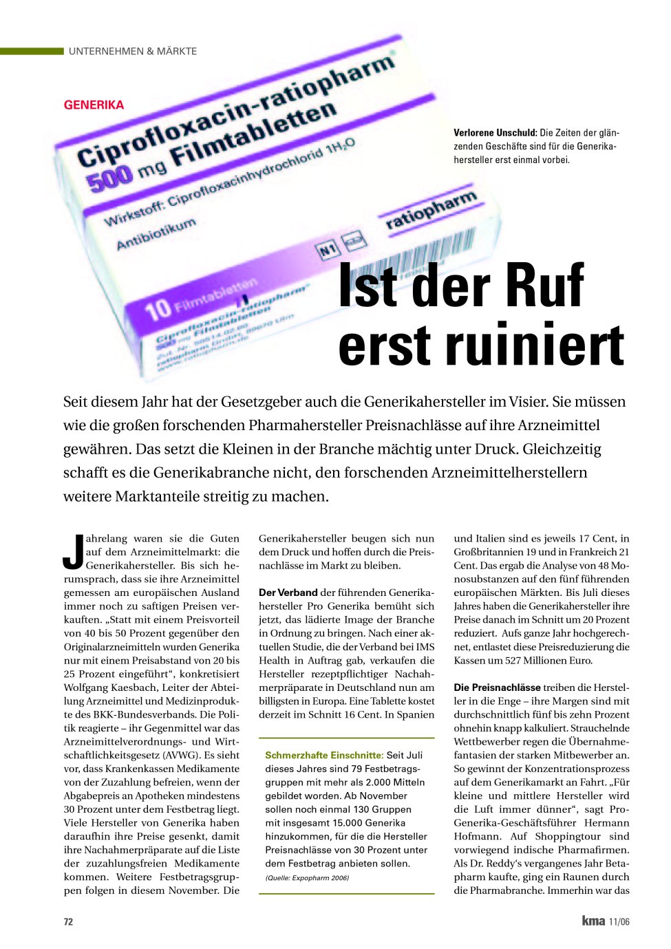 Vorschauseite 1: Ist der Ruf erst ruiniert