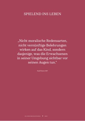 Vorschauseite 1: „… sie dürfen nur nicht verdorben werden. .. "