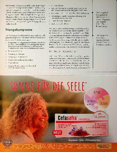 Vorschauseite 4: Gesundheit in der Spur Selen für den Stoffwechse