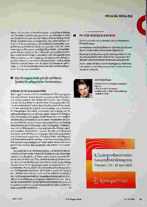 Vorschauseite 3: Dekubitus - Gegenstand „ewiger" Forschung
