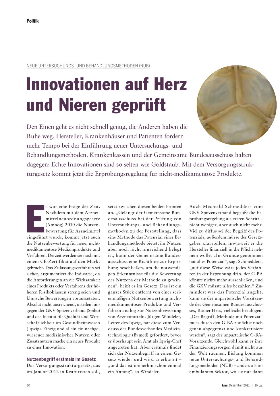 Vorschauseite 1: Innovationen auf Herz und Nieren geprüft