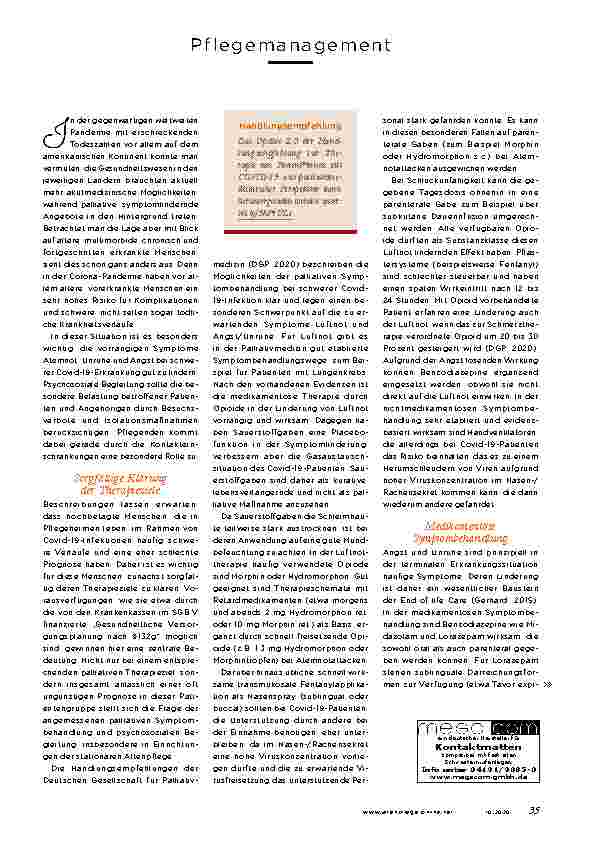 Vorschauseite 2: Luftnot, Angst, Unruhe