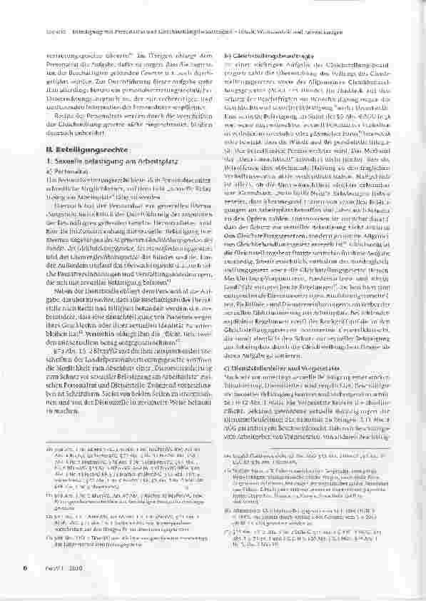 Vorschauseite 3: Beteiligung von Personalrat und Gleichstellungsbeauftragten - Inhalt, Wirksamkeit und Auswirkungen