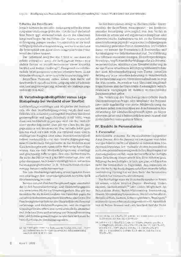 Vorschauseite 5: Beteiligung von Personalrat und Gleichstellungsbeauftragten - Inhalt, Wirksamkeit und Auswirkungen