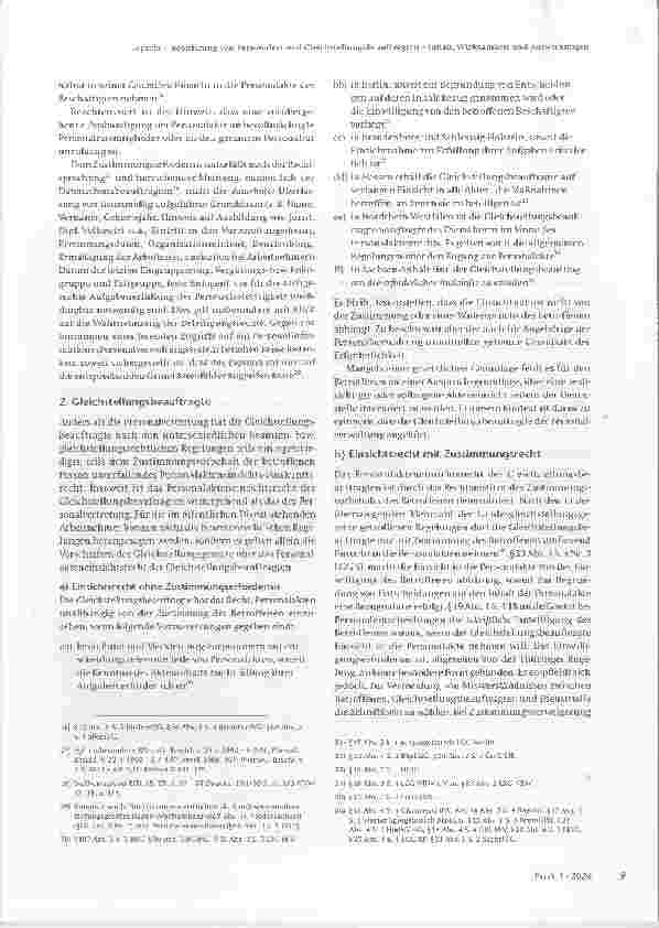 Vorschauseite 6: Beteiligung von Personalrat und Gleichstellungsbeauftragten - Inhalt, Wirksamkeit und Auswirkungen