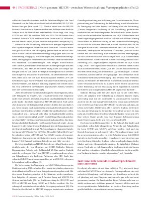 Vorschauseite 3: Nicht genesen: ME/CFS – zwischen Wissenschaft und Versorgungslücken (Teil 2)
