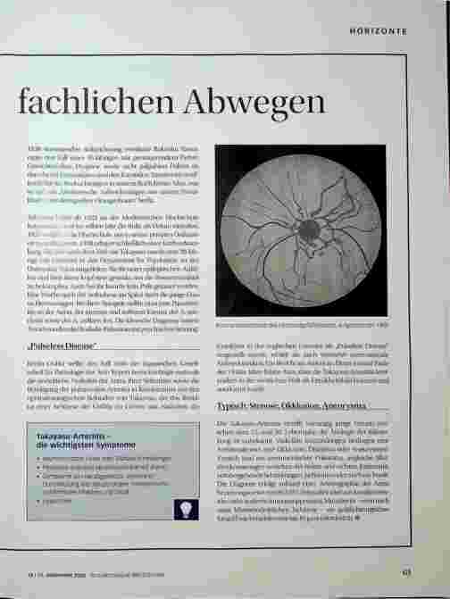 Vorschauseite 2: Augenarzt auf fachlichen Abwegen