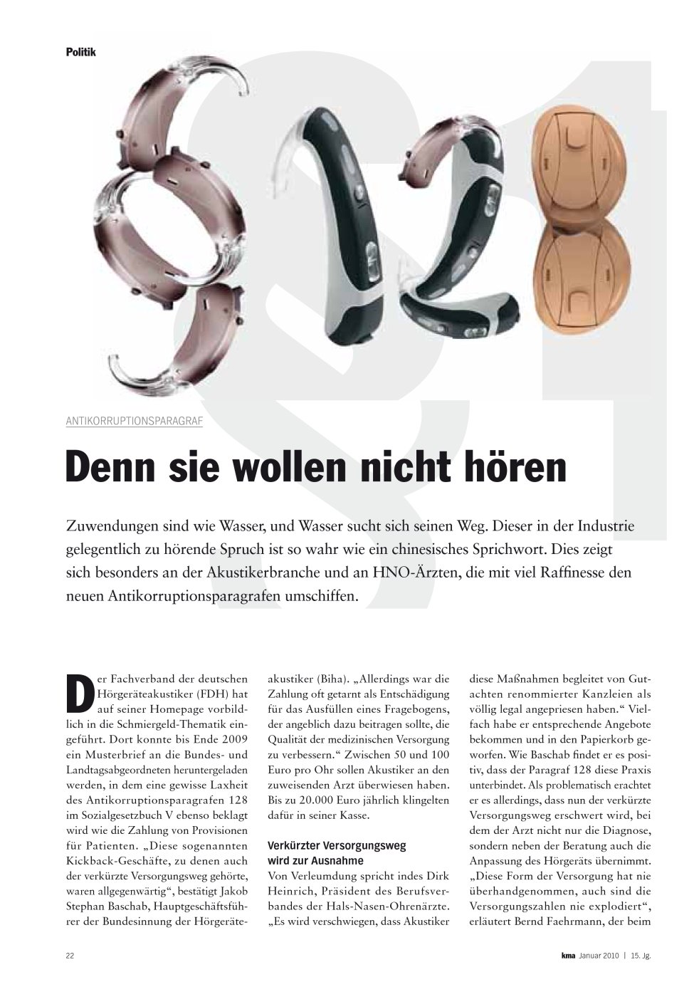 Vorschauseite 1: Denn sie wollen nicht hören