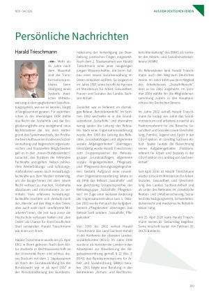 Vorschauseite 1: Persönliche Nachrichten Harald Trieschmann