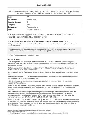 Vorschauseite 1: Zur Beschwerde