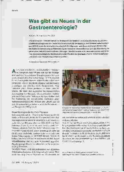 Vorschauseite 1: Was gibt es Neues in der Gastroenterologie?