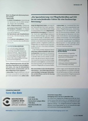 Vorschauseite 2: „Spezialisierte Pflegekräfte entlasten das medizinische Team“