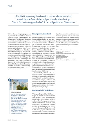 Vorschauseite 3: Klinikum Worms Eine sichere Haltung schulen