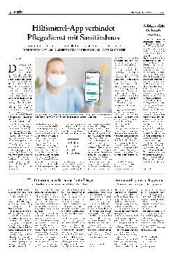 Vorschauseite 1: Hilfsmittel-App verbindet Pflegedienst mit Sanitätshaus