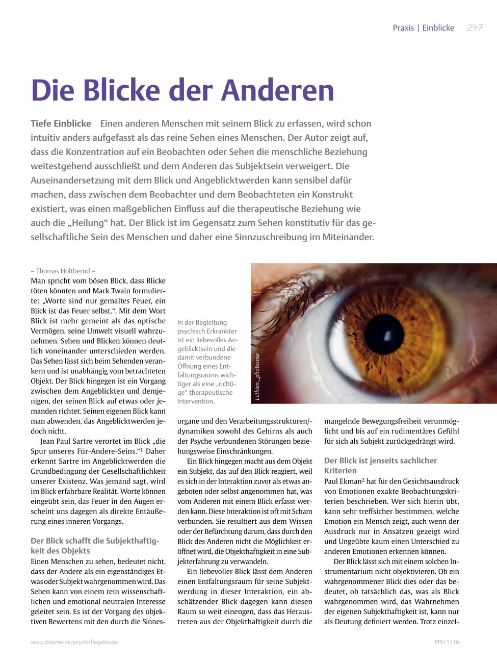 Vorschauseite 1: Die Blicke der Anderen