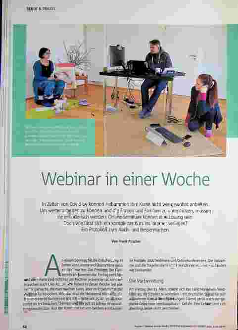 Vorschauseite 1: Webinar in einer Woche