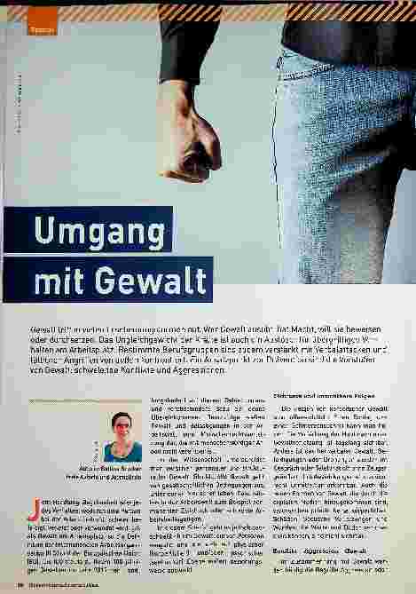 Vorschauseite 1: Umgang mit Gewalt