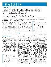 Vorschauseite 1: "Bin ich schuld, dass Mama/Papa nicht arbeiten kann?"
