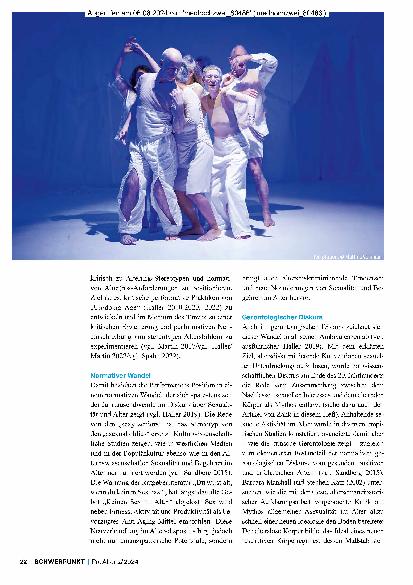 Vorschauseite 3: Undoing Desire? Performative Neuverhandlungen von Sexualität und Begehren im Alter im Rahmen des Tanz-Festivals „One Night Stand“