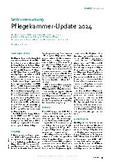 Vorschauseite 2: Selbstverwaltung Pflegekammer-Update 2024