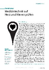 Vorschauseite 1: Medizintechnik auf Herz und Nieren prüfen