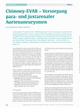 Vorschauseite 1: Chimney-EVAR - Versorgung paraund juxtarenaler Aortenaneurysmen