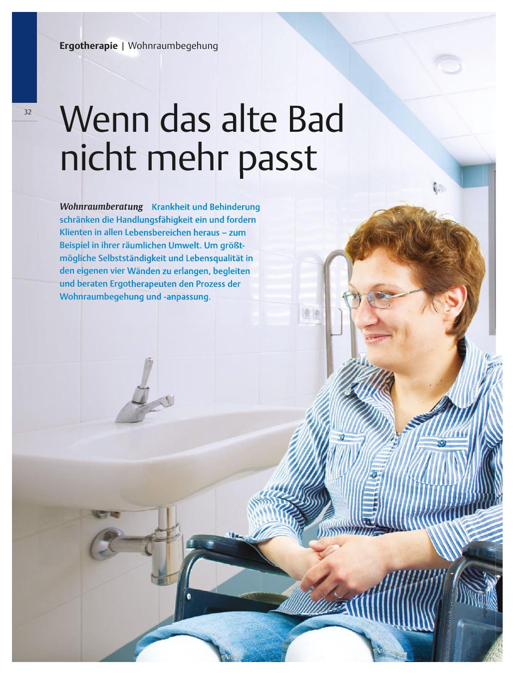 Vorschauseite 1: Wohnraumberatung ? Wenn das alte Bad nicht mehr passt