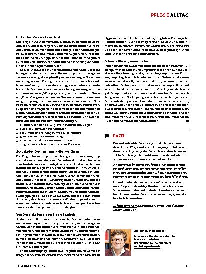 Vorschauseite 2: Wenn es Ärger mit Patienten und Angehörigen gibt.