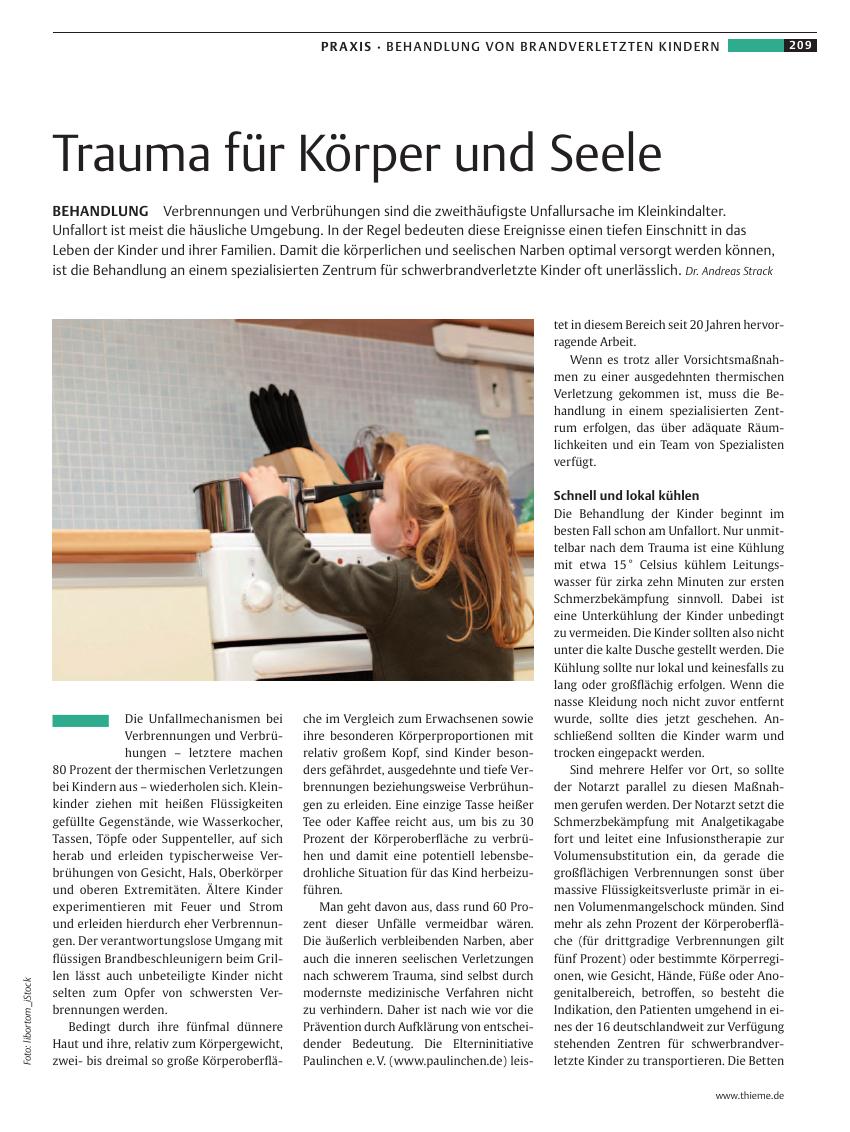 Vorschauseite 1: Trauma für Körper und Seele