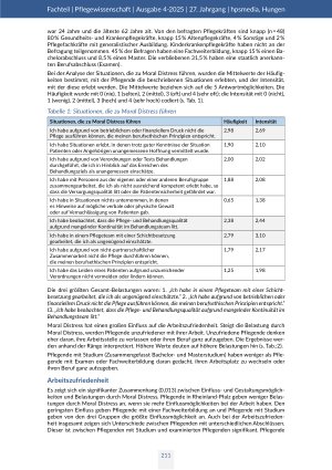 Vorschauseite 5: Die Wirkung von Einflussmöglichkeiten von Pflegenden in Rheinland-Pfalz auf Moral Distress Eine quantitative korrelative Querschnittsstudie per Onlinebefragung