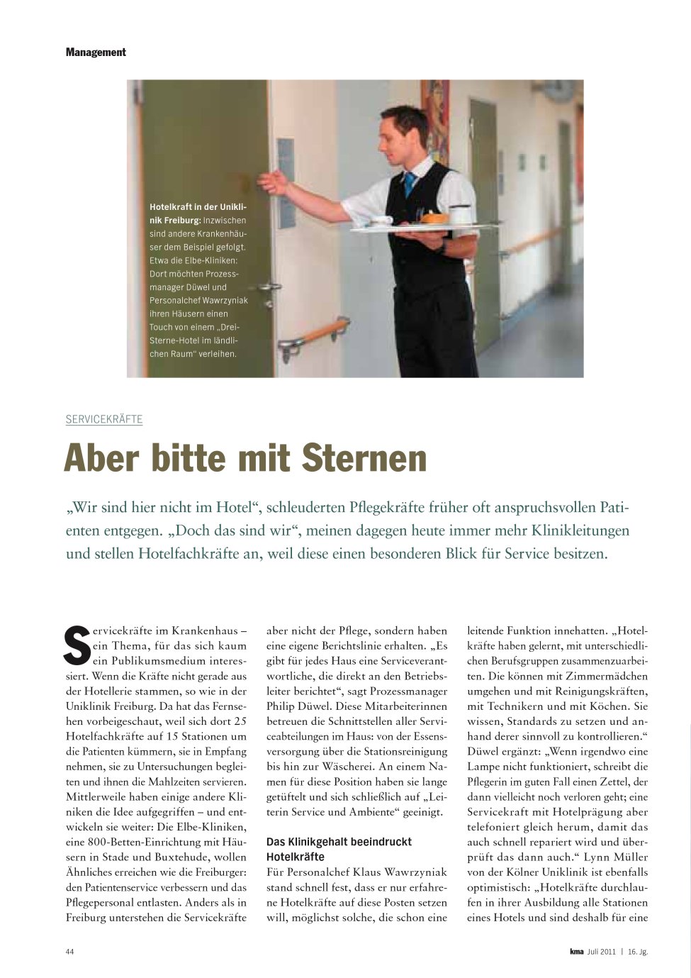 Vorschauseite 1: Aber bitte mit Sternen