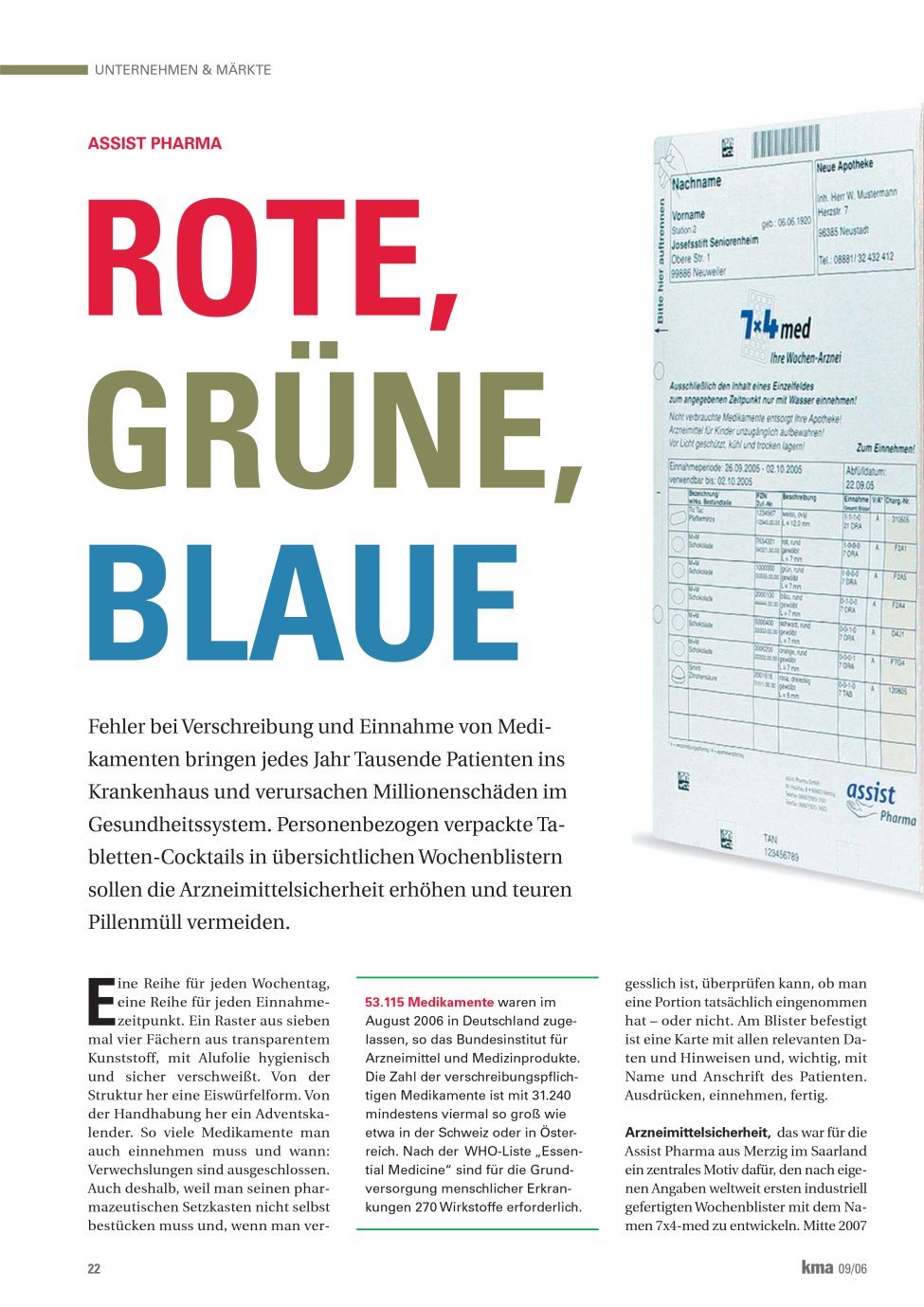 Vorschauseite 1: Rote, Grüne, Blaue