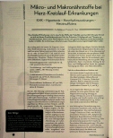 Vorschauseite 1: Mikround Makronährstoffe bei Herz-Kreislauf-Erkrankungen: KHK - Hypertonie - Herzrhythmusstörungen - Herzinsuffizienz