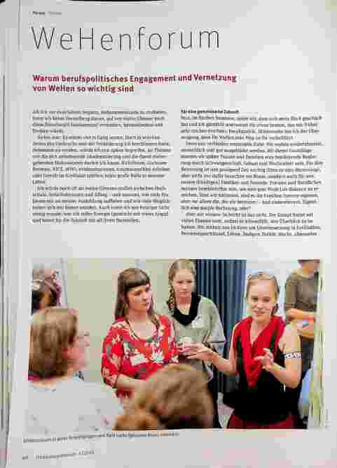 Vorschauseite 1: Warum berufspolitisches Engagement und Vernetzung von Frauen so wichtig sind