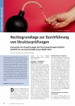 Vorschauseite 1: Rechtsgrundlage zur Durchführung von Strukturprüfungen