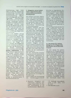 Vorschauseite 4: Substitution ärztlicher Tätigkeiten als berufsrechtliche Notwendigkeit - zur strukturellen Unzulänglichkeit des geltenden Rechts