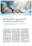 Vorschauseite 1: Vorhaltefinanzierung: Bundesgeld für eine konkrete Versorgungsverpflichtung