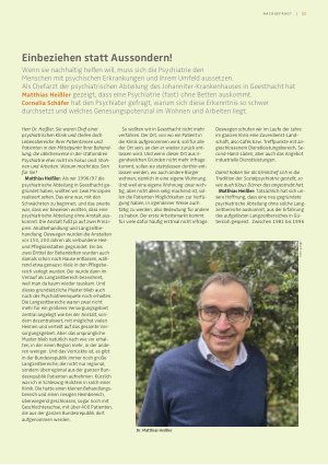 Vorschauseite 1: Einbeziehen statt Aussondern!