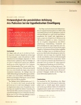 Vorschauseite 1: Notwendigkeit der persönlichen Anhörung des Patienten bei der hypothetischen Einwilligung