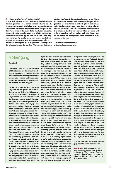Vorschauseite 2: Jeder hat seine eigenen Bereiche.