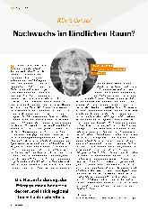 Vorschauseite 1: Nachwuchs im ländlichen Raum?