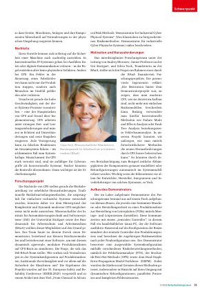 Vorschauseite 2: Maschinensicherheit in smarten CPS Genügen konventionelle Risikobeurteilungen noch?