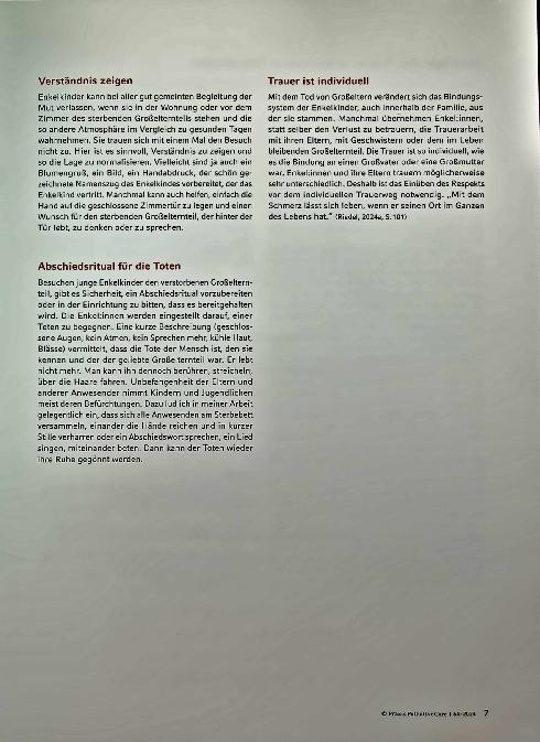 Vorschauseite 4: Todesverständnis von Kindern und Jugendlichen