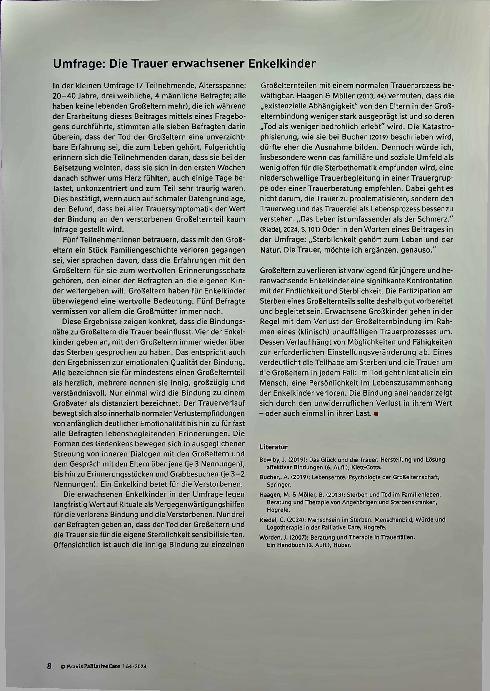 Vorschauseite 5: Todesverständnis von Kindern und Jugendlichen