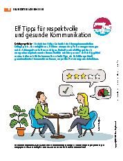 Vorschauseite 1: Elf Tipps für respektvolle und gesunde Kommunikation