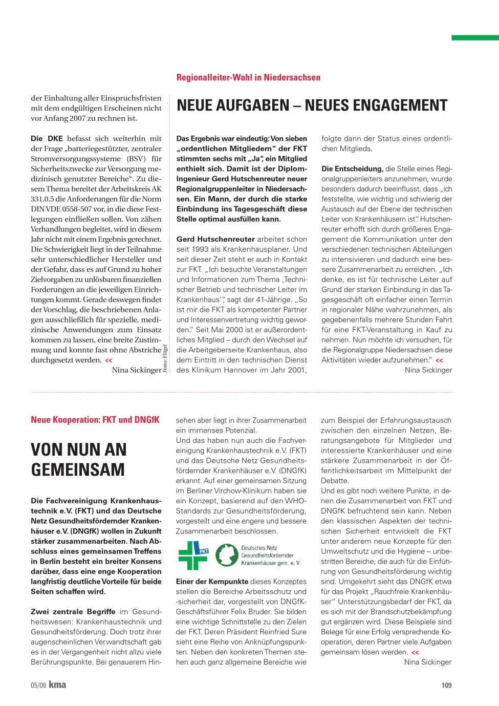 Vorschauseite 1: Von nun an gemeinsam