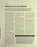 Vorschauseite 1: Pillenpreise aus der Balance