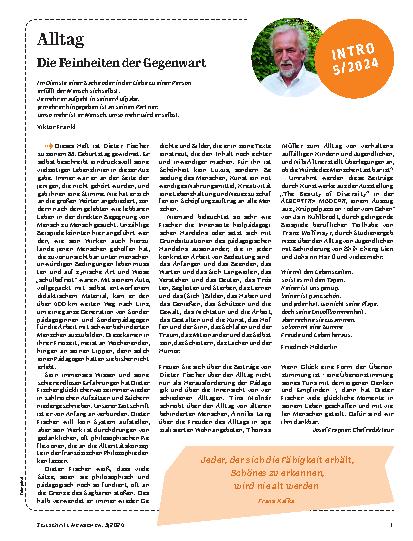 Vorschauseite 1: Alltag: Die Feinheiten der Gegenwart