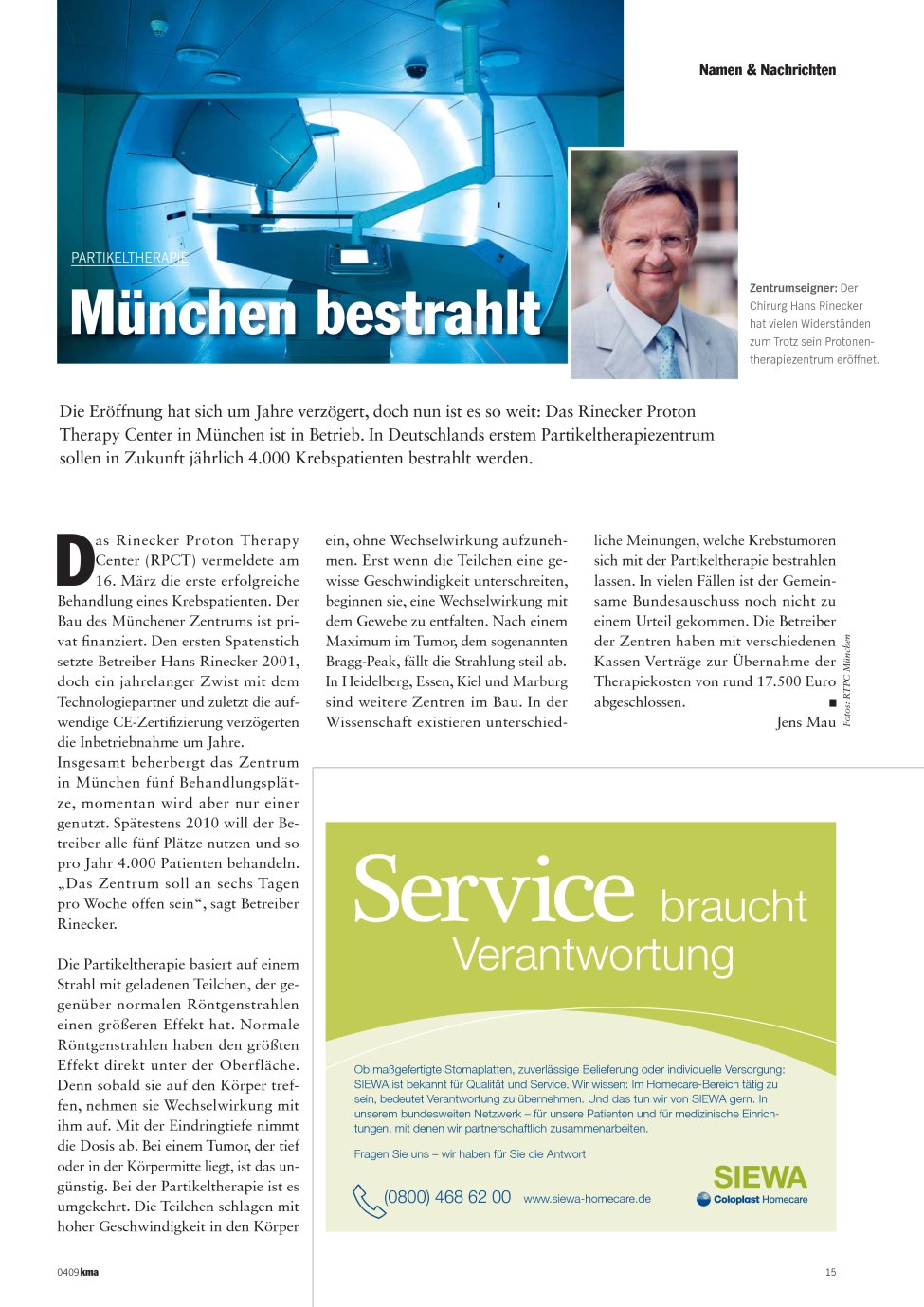 Vorschauseite 1: München bestrahlt